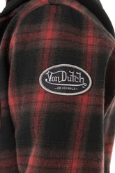 Surchemise à Capuche Von Dutch à Carreaux Rouge & Noir